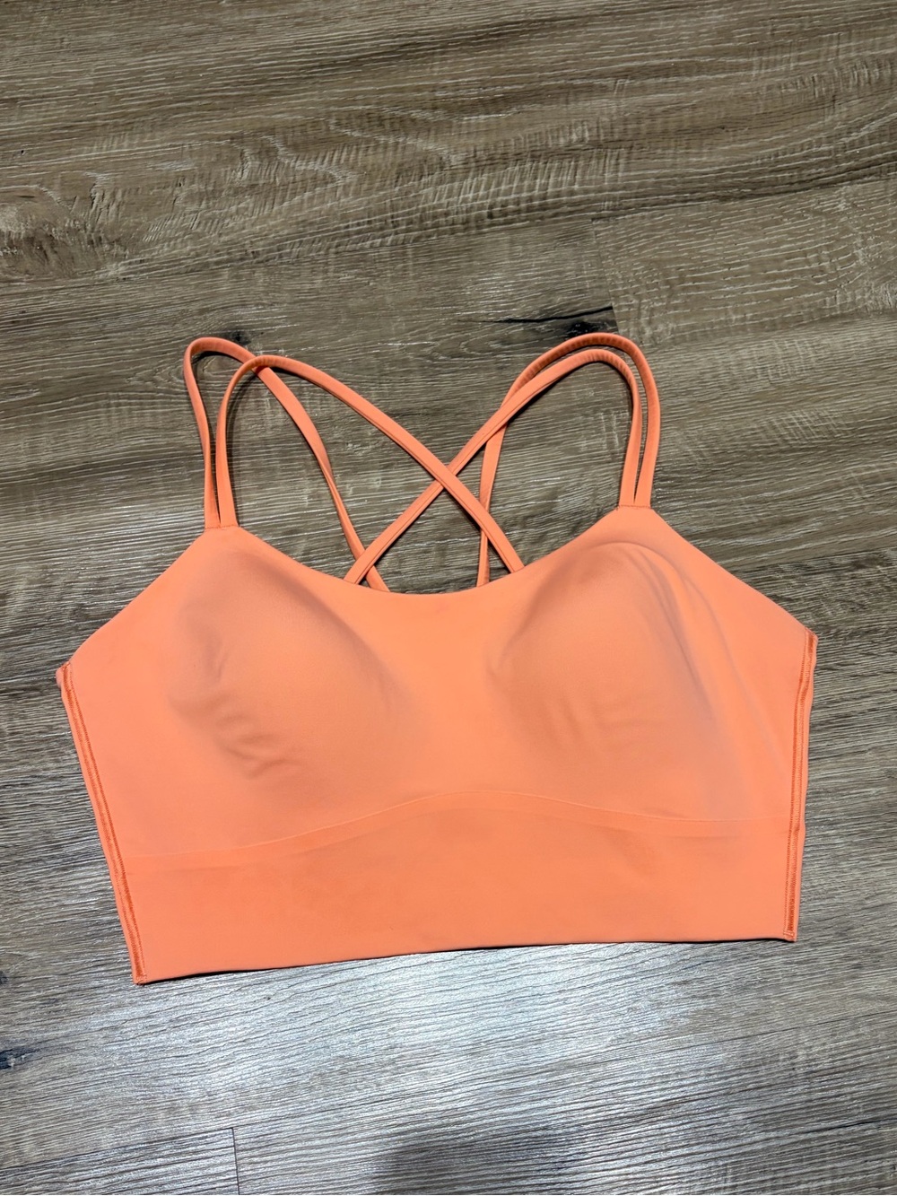 lululemon Like a Cloud Longline Bra - Light support B/C Sunny Coral Size 14